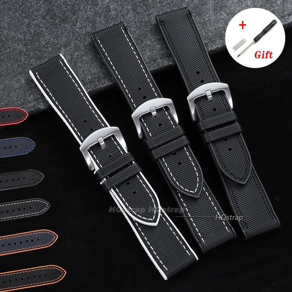 Suede Strap Watch - Tali Jam Tangan Hybrid Karet Kain