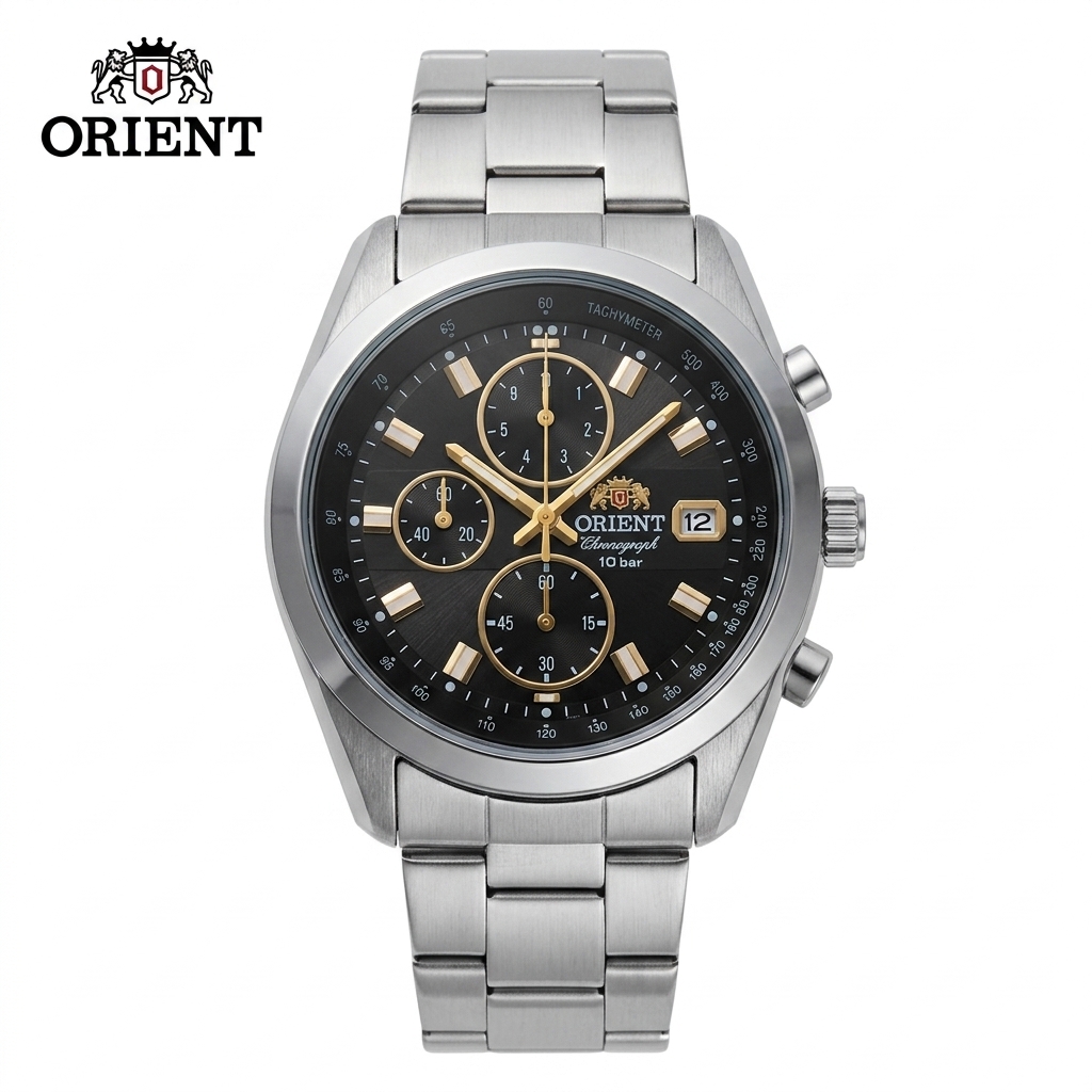 Seiko Watch Presage - Jam Tangan Chronograph Kuarsa Olahraga Pria