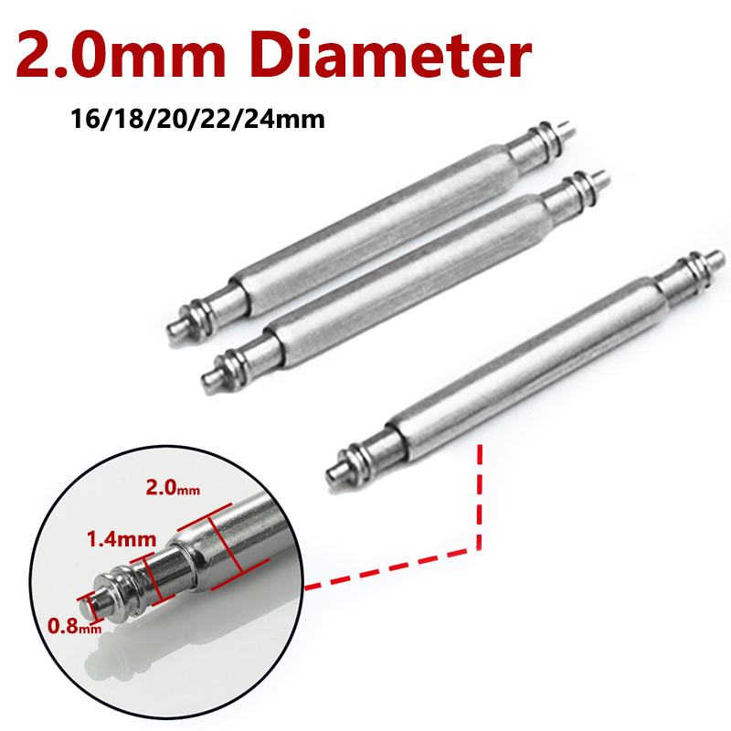 Spring Bar Tool Set - Gelang jam Diameter 2.0mm, bagian Pin