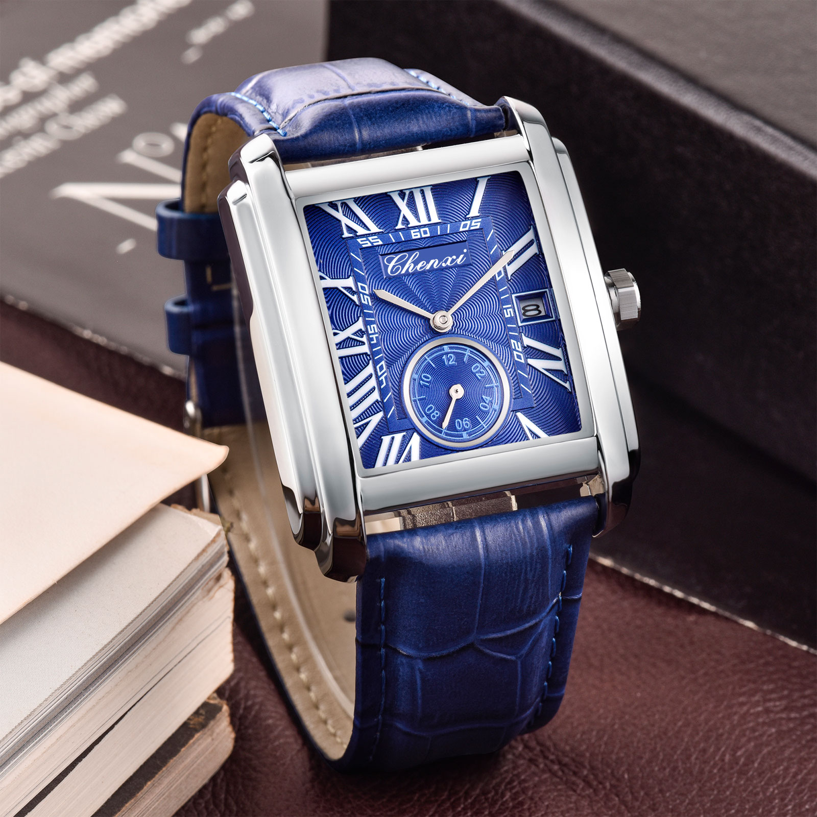 Chenxi 8216 Jam Tangan Tali Ku - Leather Watch Band Men ulasan dan harga