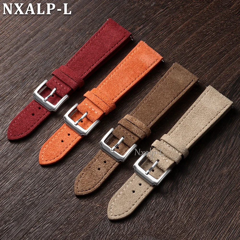 Tali Jam Tangan Kulit Sapi Sue - Suede Strap Watch ulasan dan harga