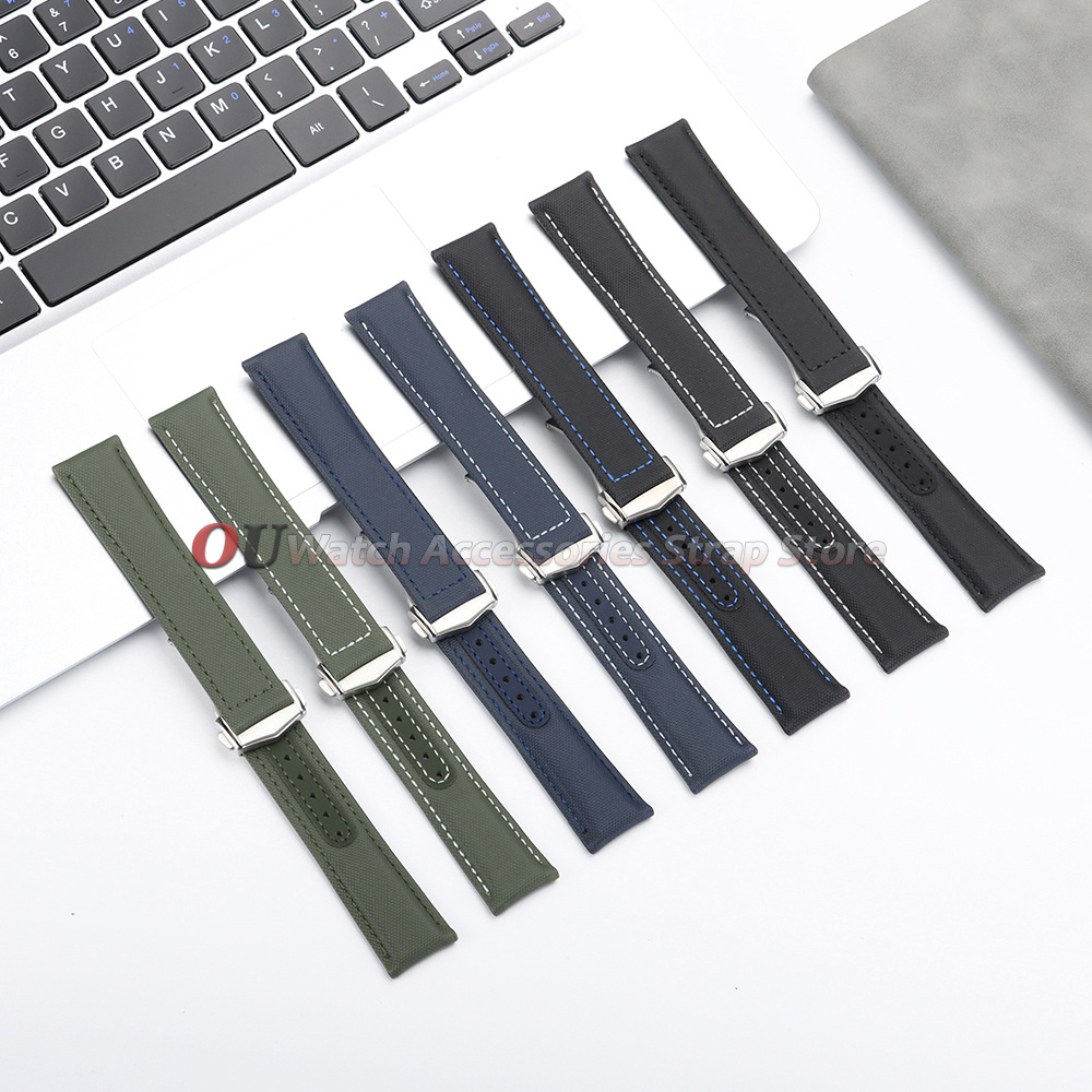 Tali Jam Tangan Kulit Nilon Sa - Omega Watch Seamaster ulasan dan harga