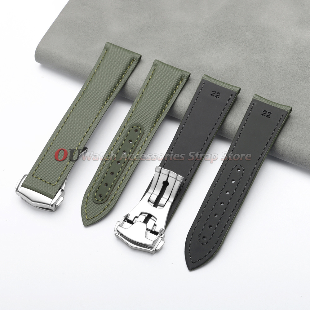 Tali Jam Tangan Kulit Nilon Sa - Omega Watch Seamaster ulasan dan harga