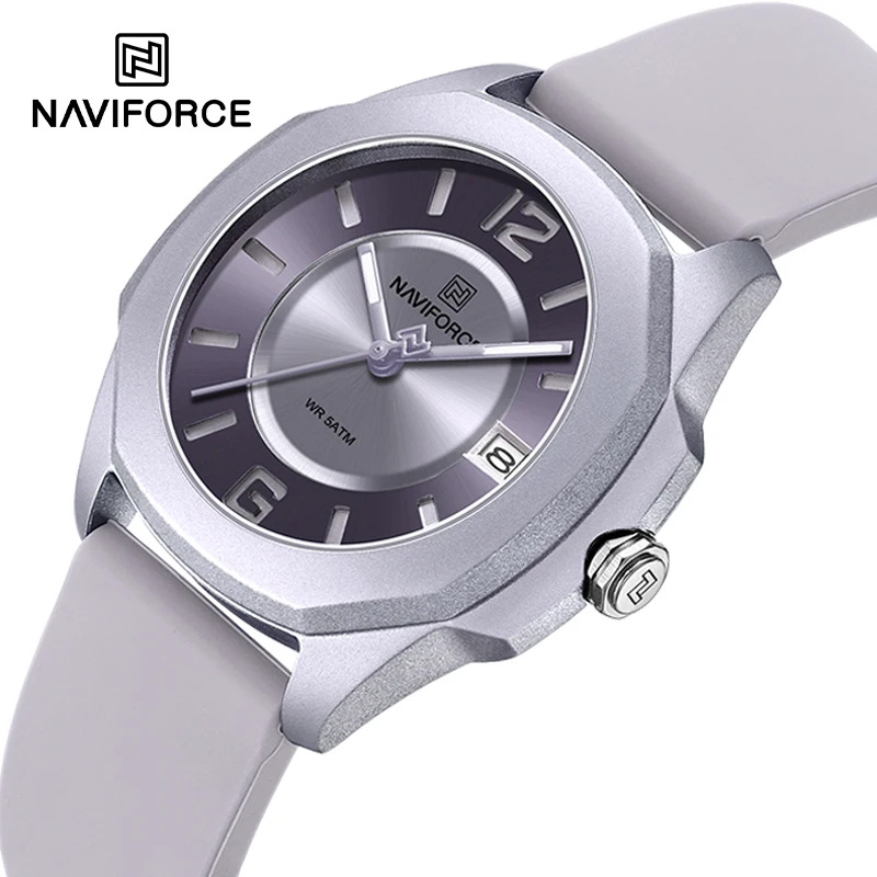 NAVIFORCE jam tangan 7107 wani - Silicone Band Women ulasan dan harga