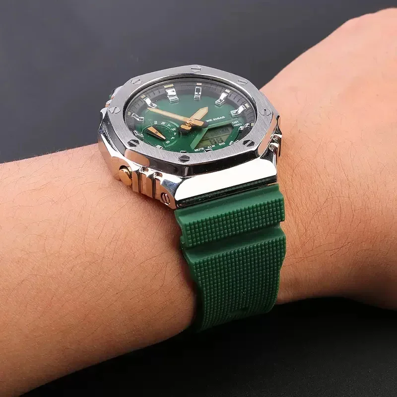 Tali Jam Tangan Karet untuk Ca - Casio Watch G-Shock Ga-2100 ulasan dan harga